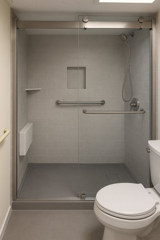 Walk In Shower Installation detail